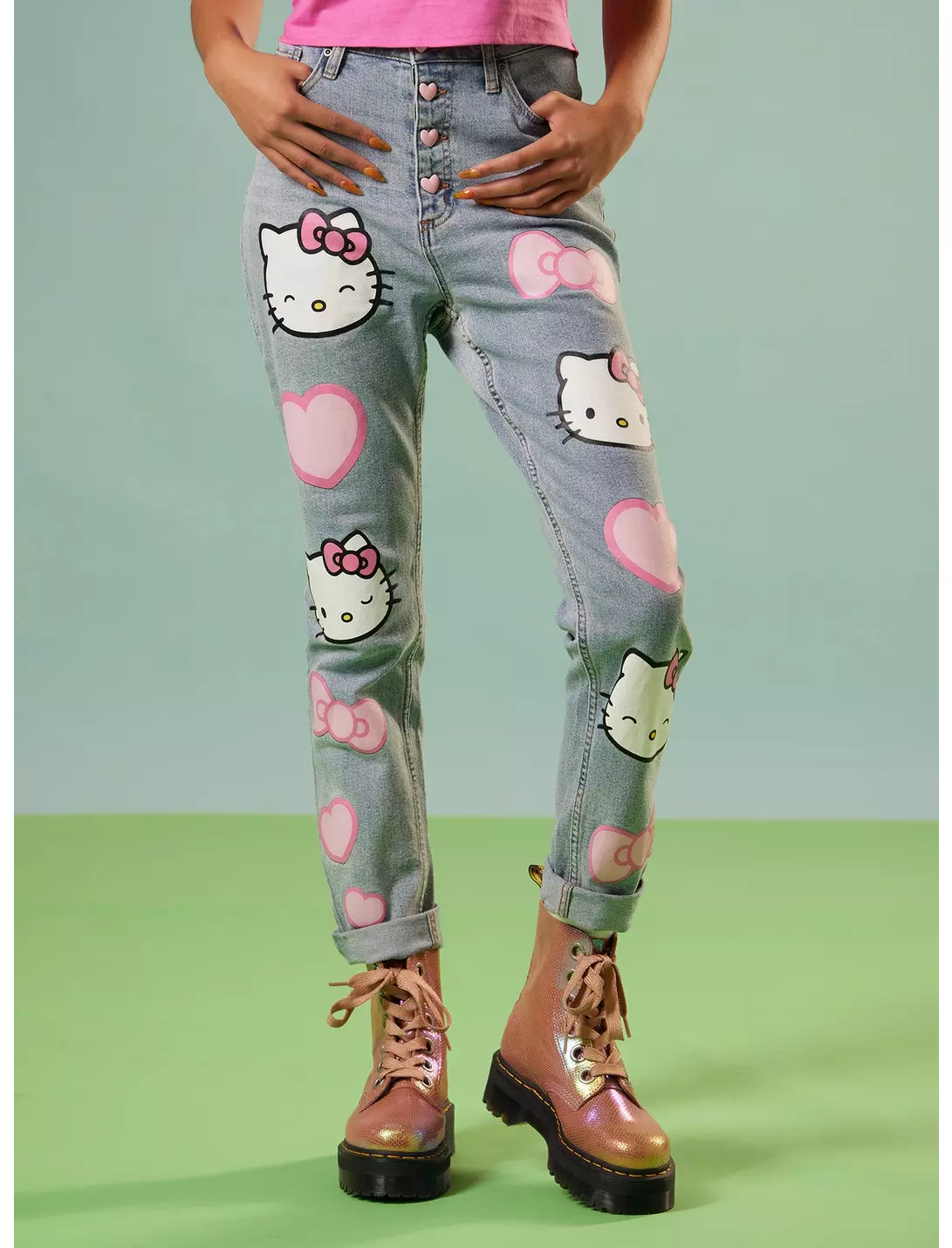 Pantalon de Mezclilla Hello Kitty