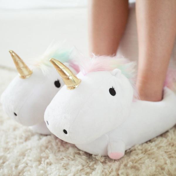 Pantuflas Unicornio Magico