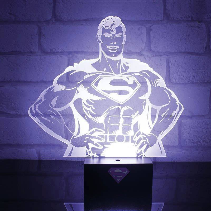 Lampara Holograma Superman