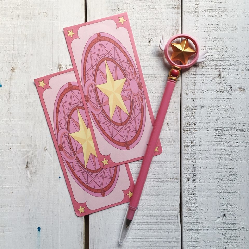 Notas y Pluma Card Captor Sakura