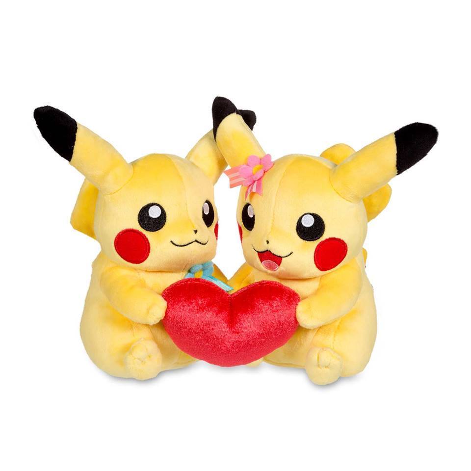 Peluche Pikachu Enamorados