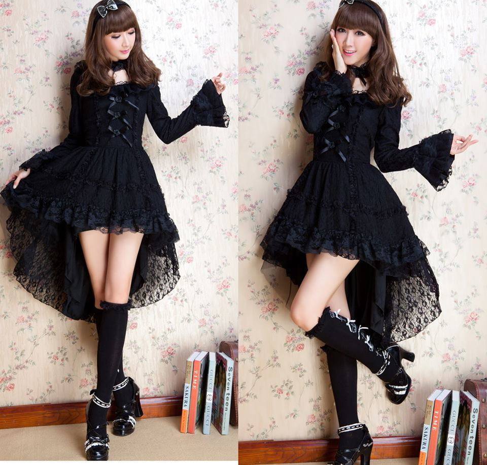 Cosplay Vestido Negro