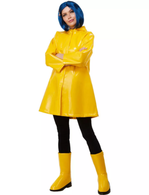 Botas + Impermeable para agua Coraline