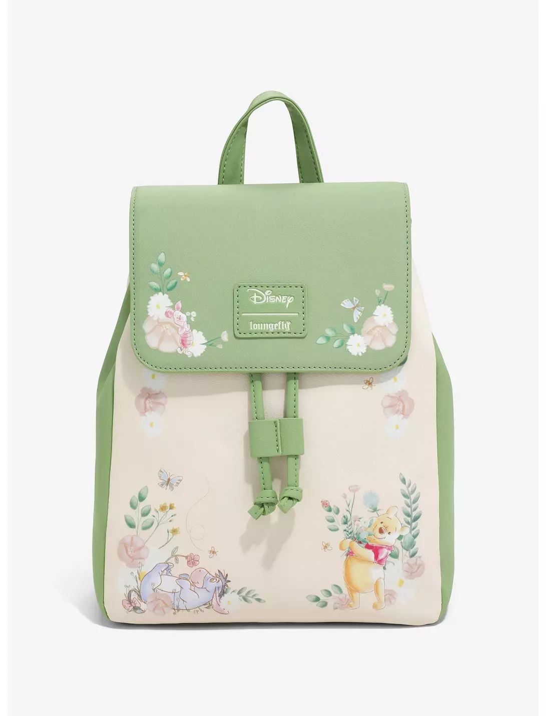 Bolsa Mochila Winnie Pooh Flores