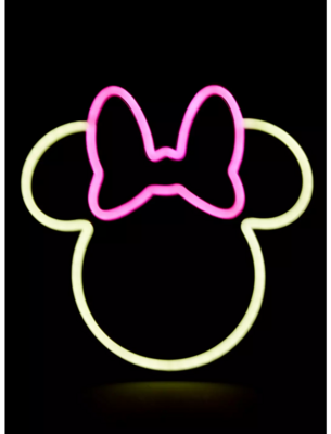 Lampara Neon Mickey Minnie Mouse