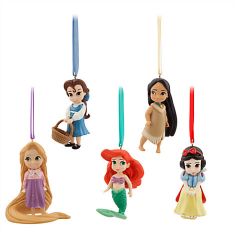 Set Adornos Navideños Princesas Disney