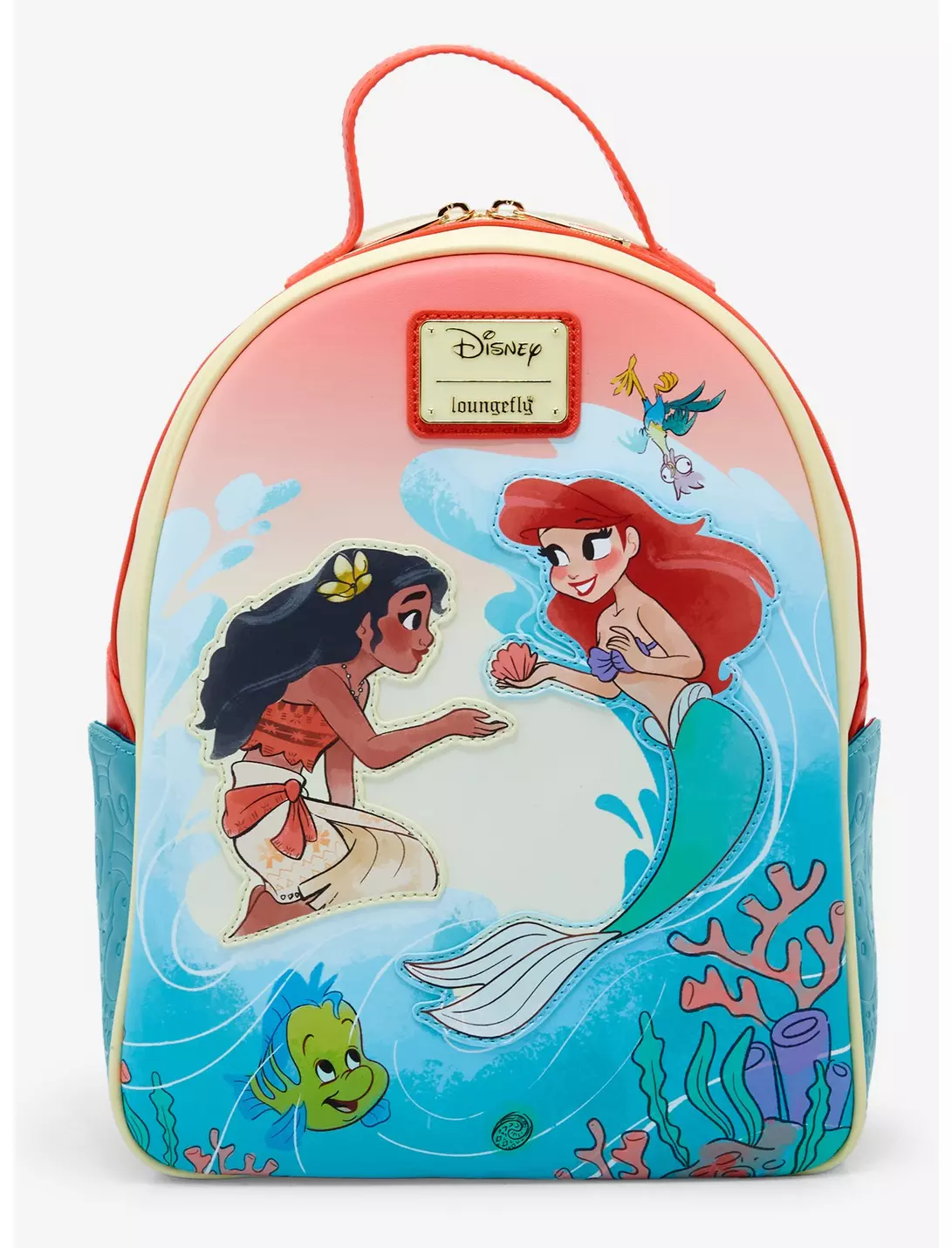 Bolsa Mochila Moana &amp; Ariel