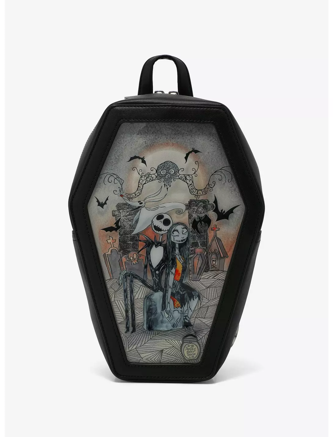 Mochila Ataud Nightmare Before Christmas Jack &amp; Sally