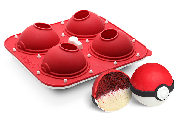 Molde para Cupcake Pokebola