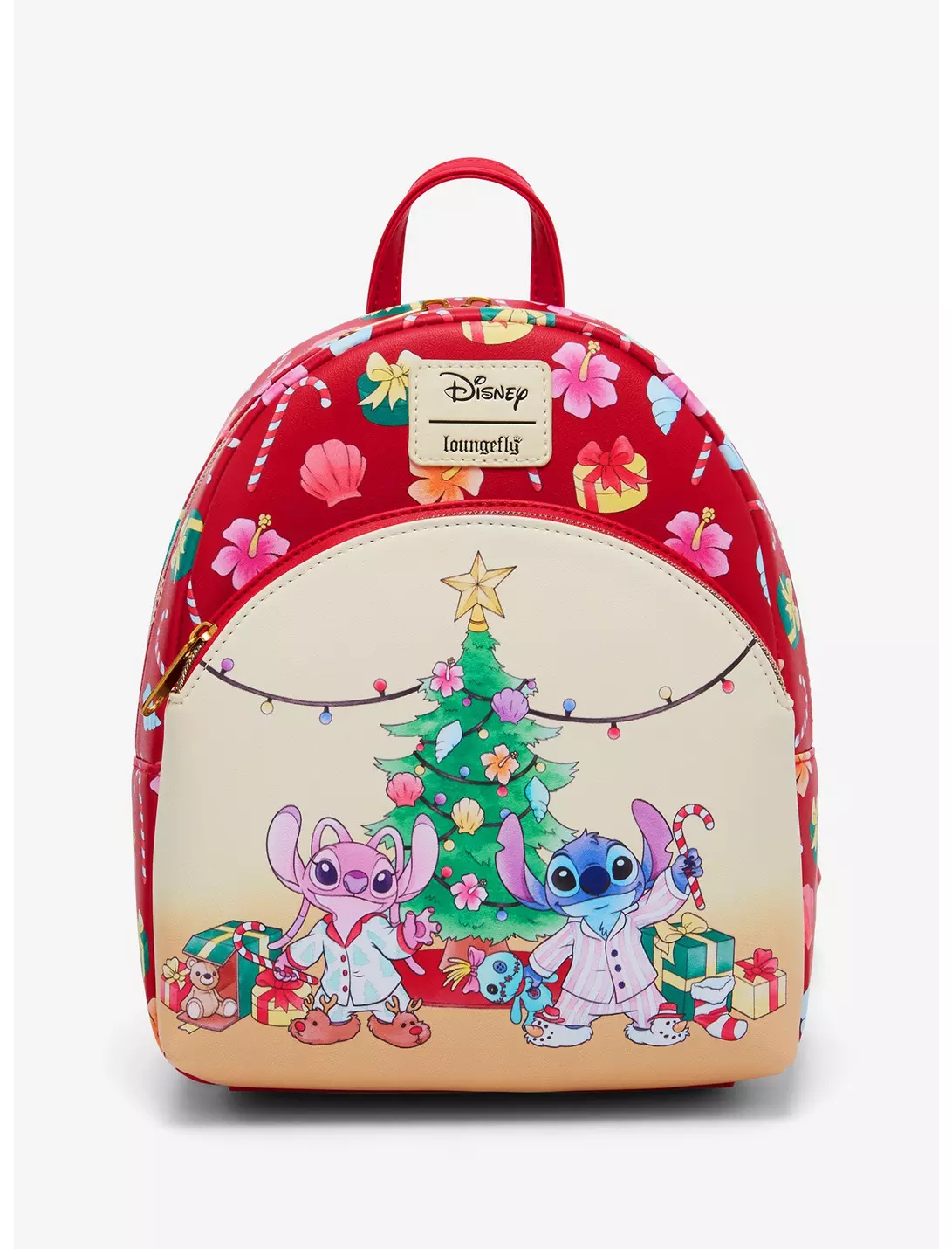 Bolsa Mochila Disney Lilo &amp; Stitch Navidad 24