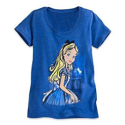 Playera Alicia Azul