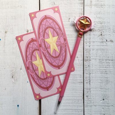 Notas y Pluma Card Captor Sakura