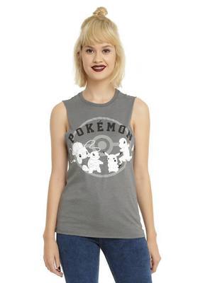 Playera Pokemon Gris