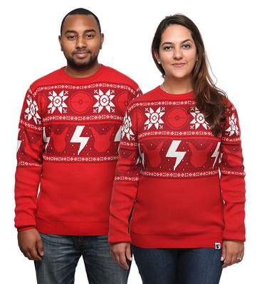 Sueter Navideño Pokemon Rojo