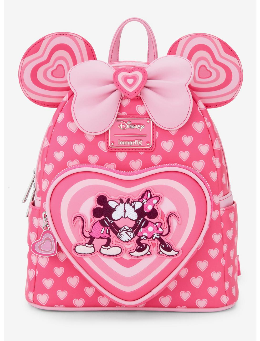 Mochila Mickey Minnie Rosa