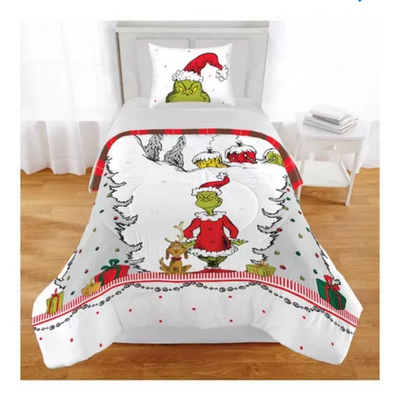 Set para Cama Grinch Navidad 2024