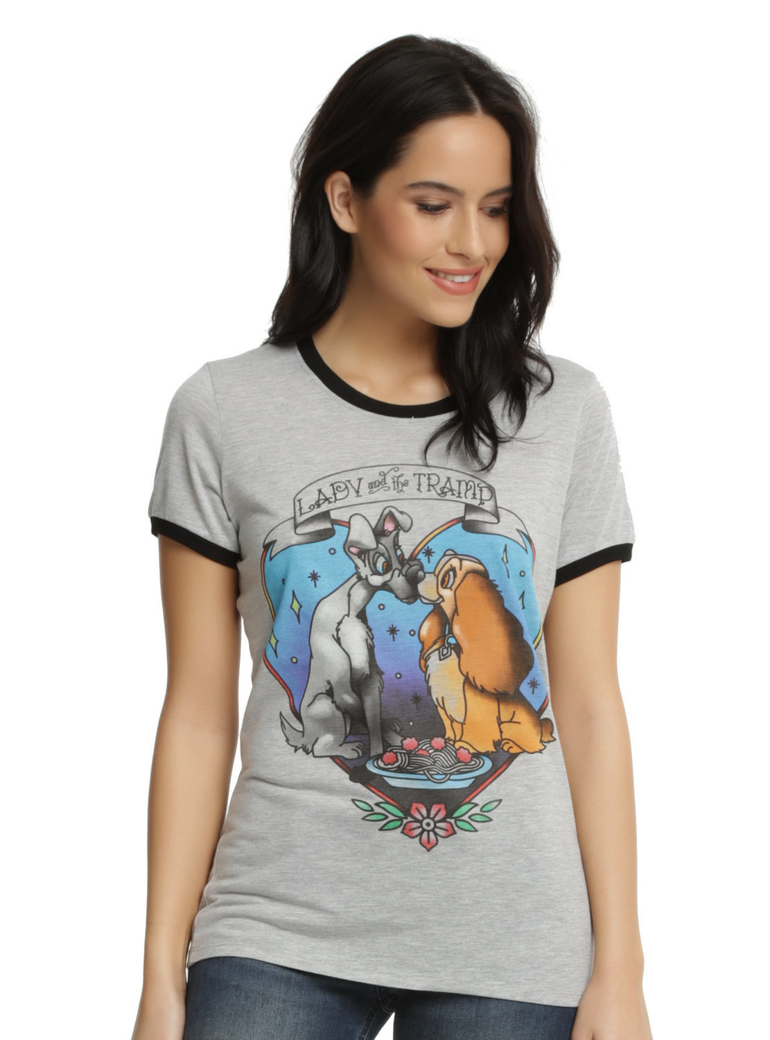 Playera Dama y Vagabundo