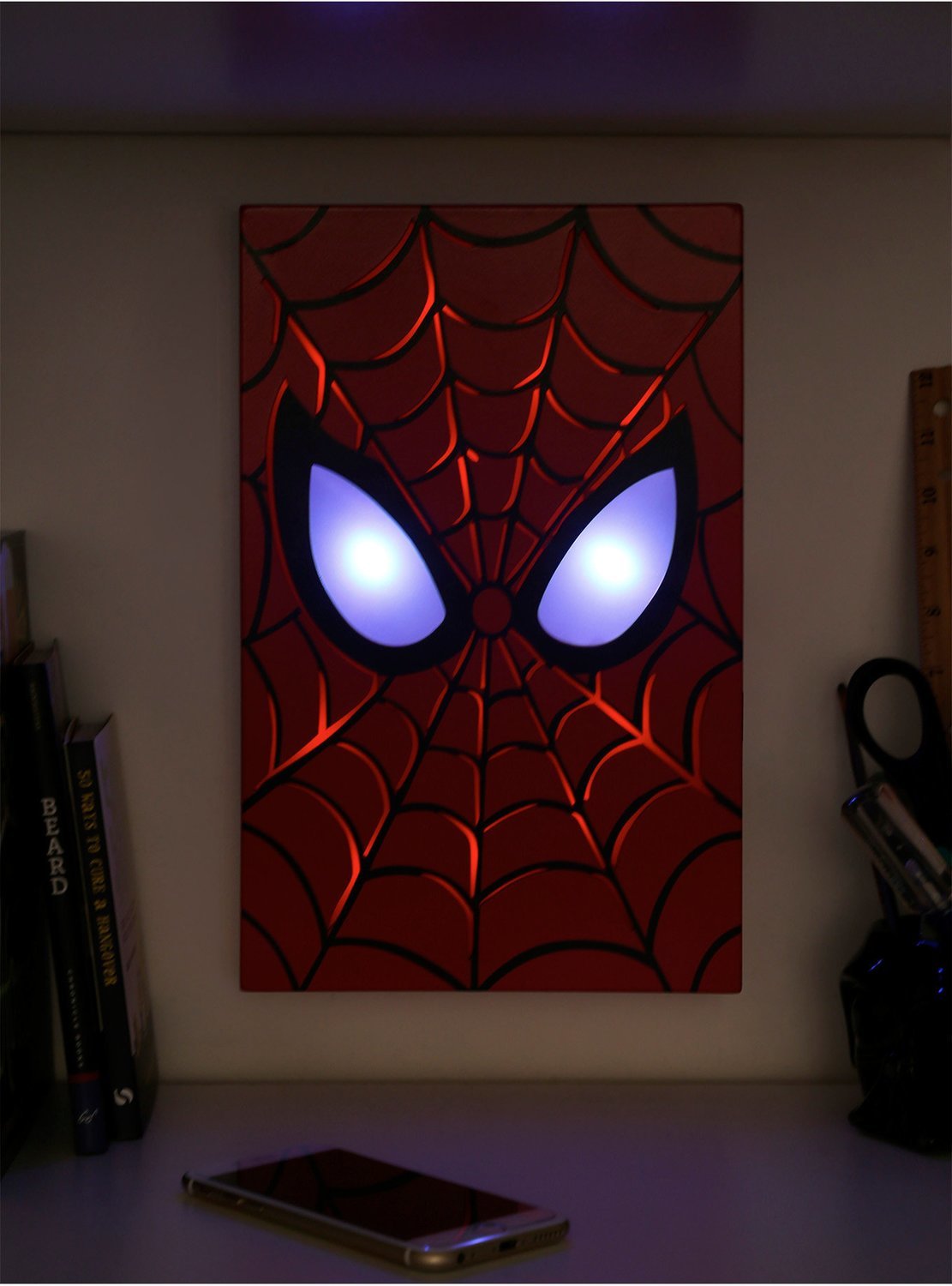 Cuadro Luz LED Spider Man