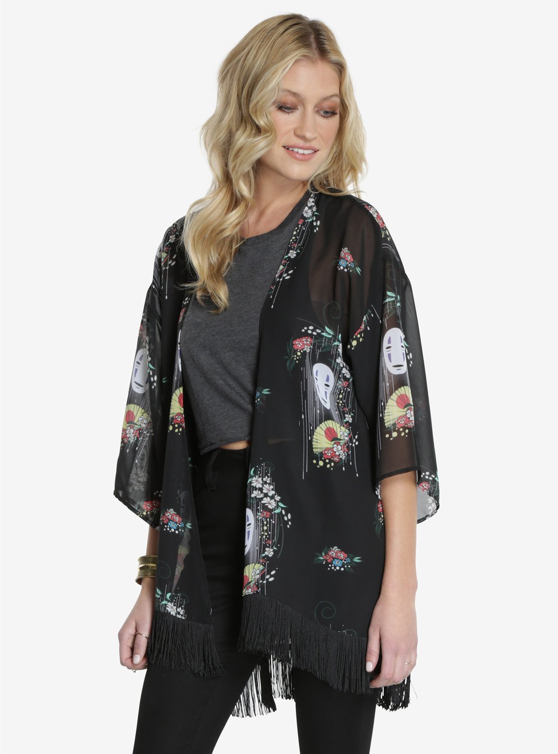 Studio Ghibli Sin Cara Top Tipo Kimono M01