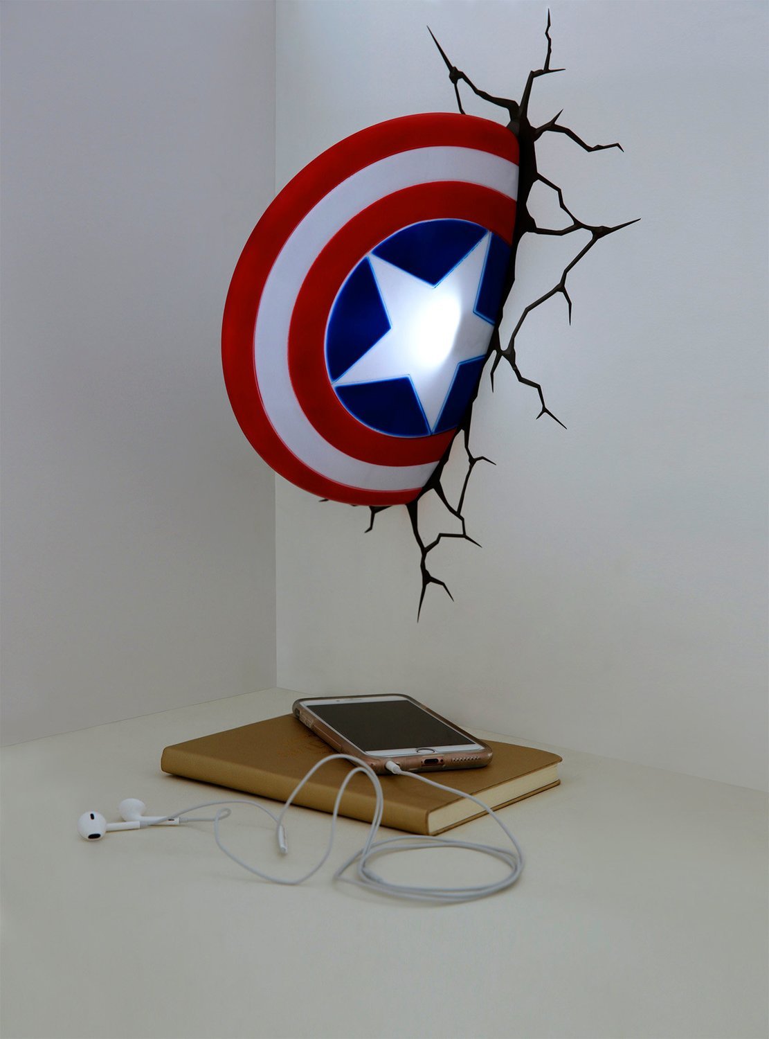 Lampara de Pared Capitan America