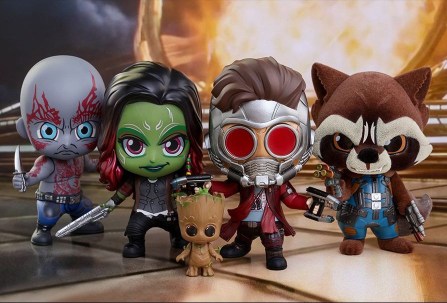 Guardianes de la Galaxia Figuras Kawaii