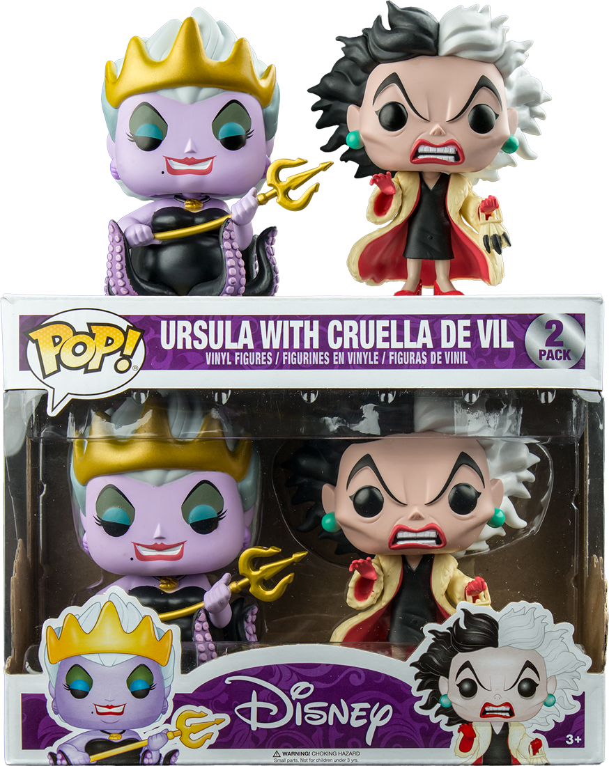 Set POP Ursula y Cruela