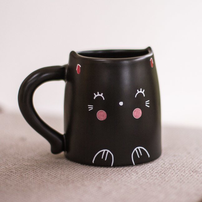 Taza Gatito Chapitas
