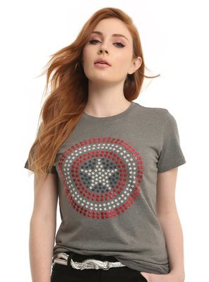 Playera Capitan America L01