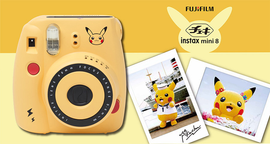 Camara instax mini Pikachu