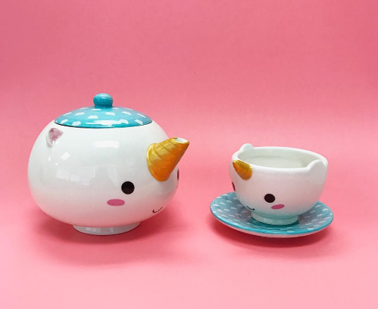 Tetera Taza Unicornio