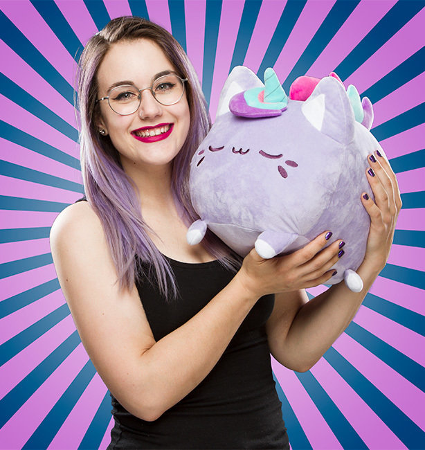 Peluche Gato Unicornio