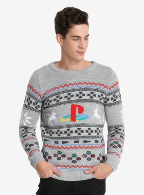 Sueter Play Station Navideño