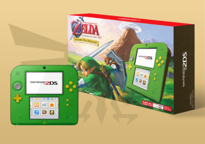 2DS Zelda Edicion Verde Limitada