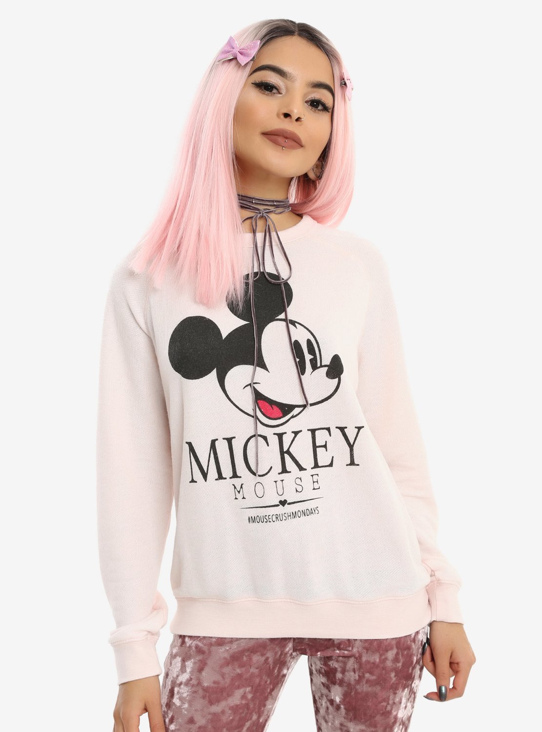 Sudadera Mickey Mouse Rosa