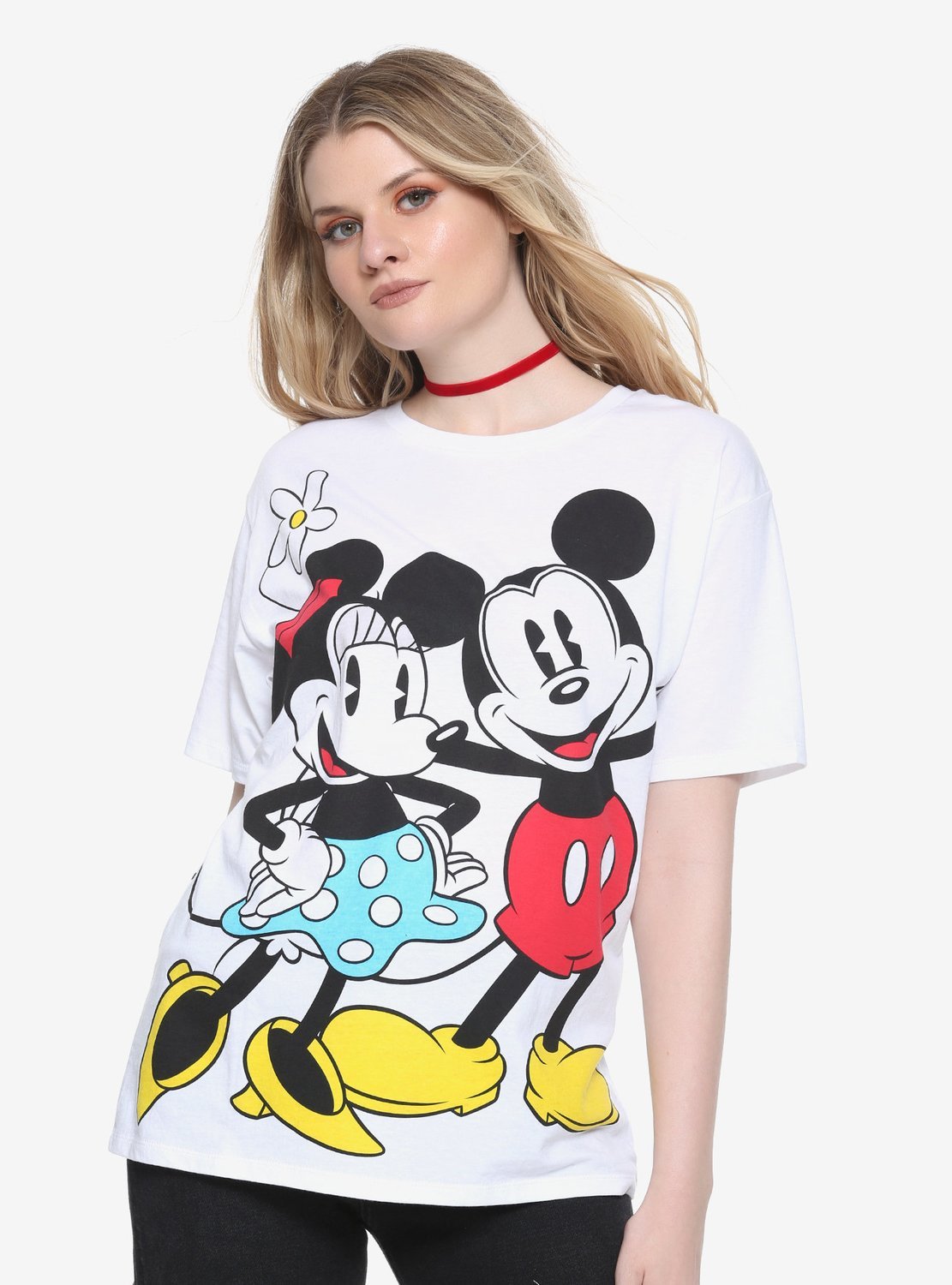 Playera Mickey Minnie Romance