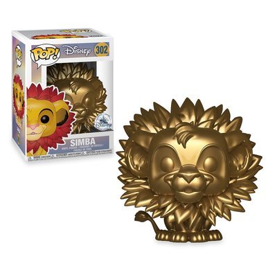 Figura POP Simba Edicion Dorada