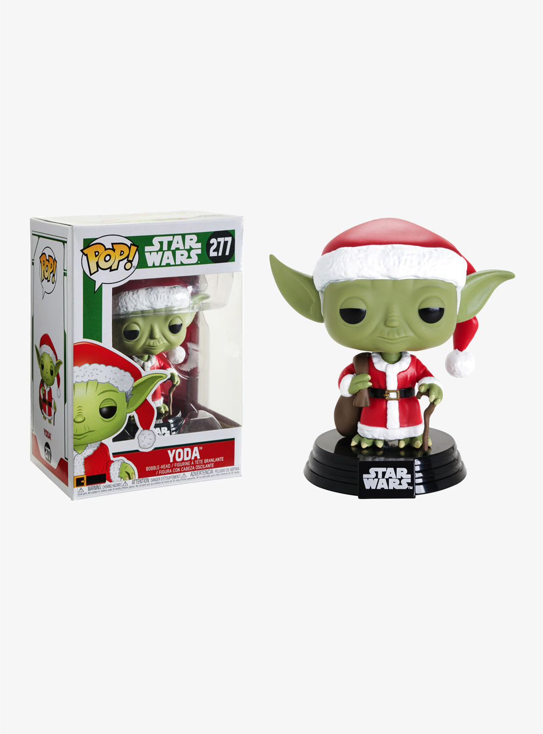 Figura POP YODA NAVIDEÑO