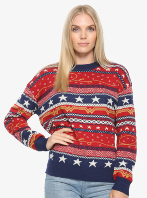 Sueter Navideño Wonder Woman