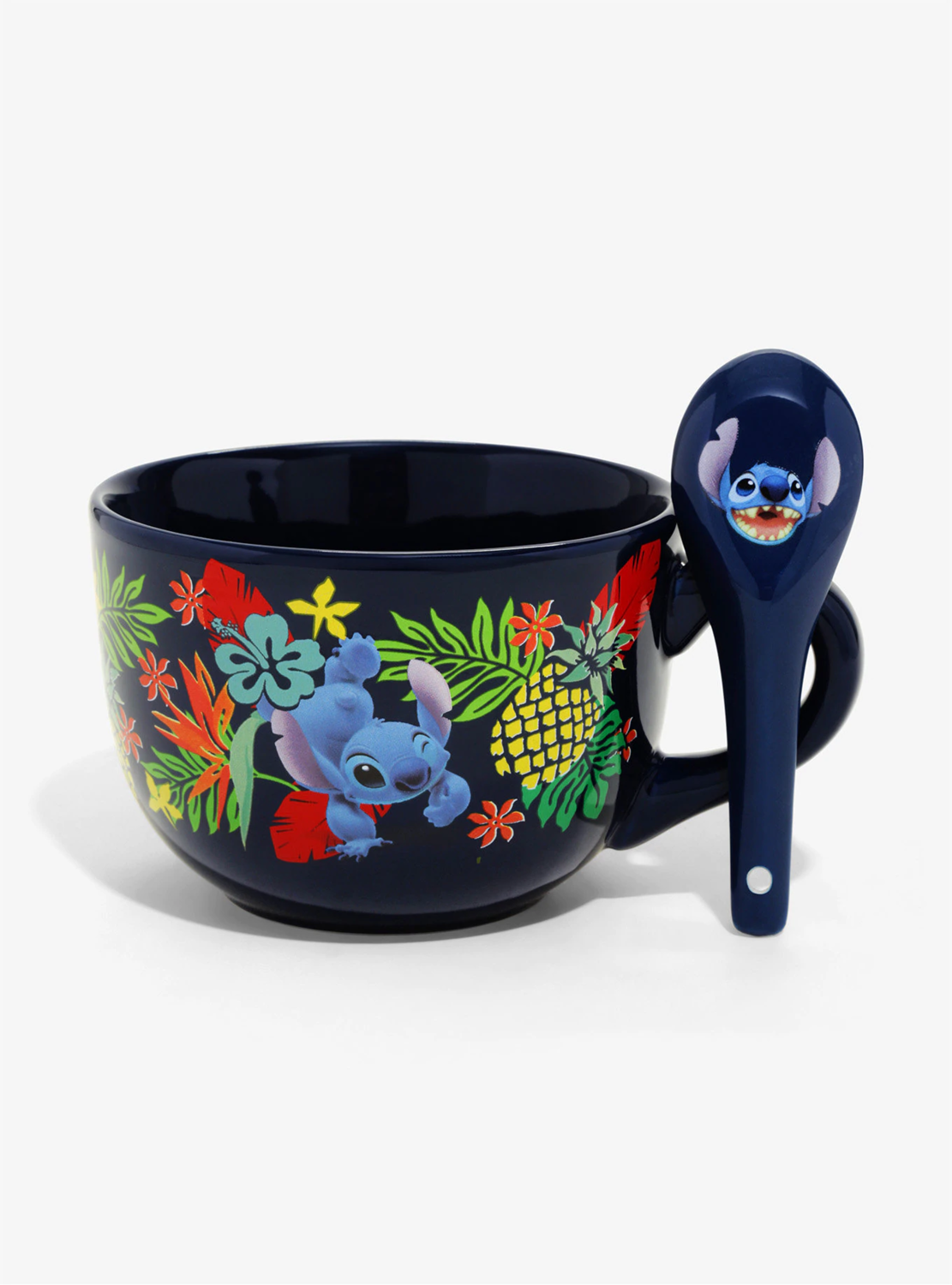 Taza Lilo&amp;Stitch Piñas Cuchara