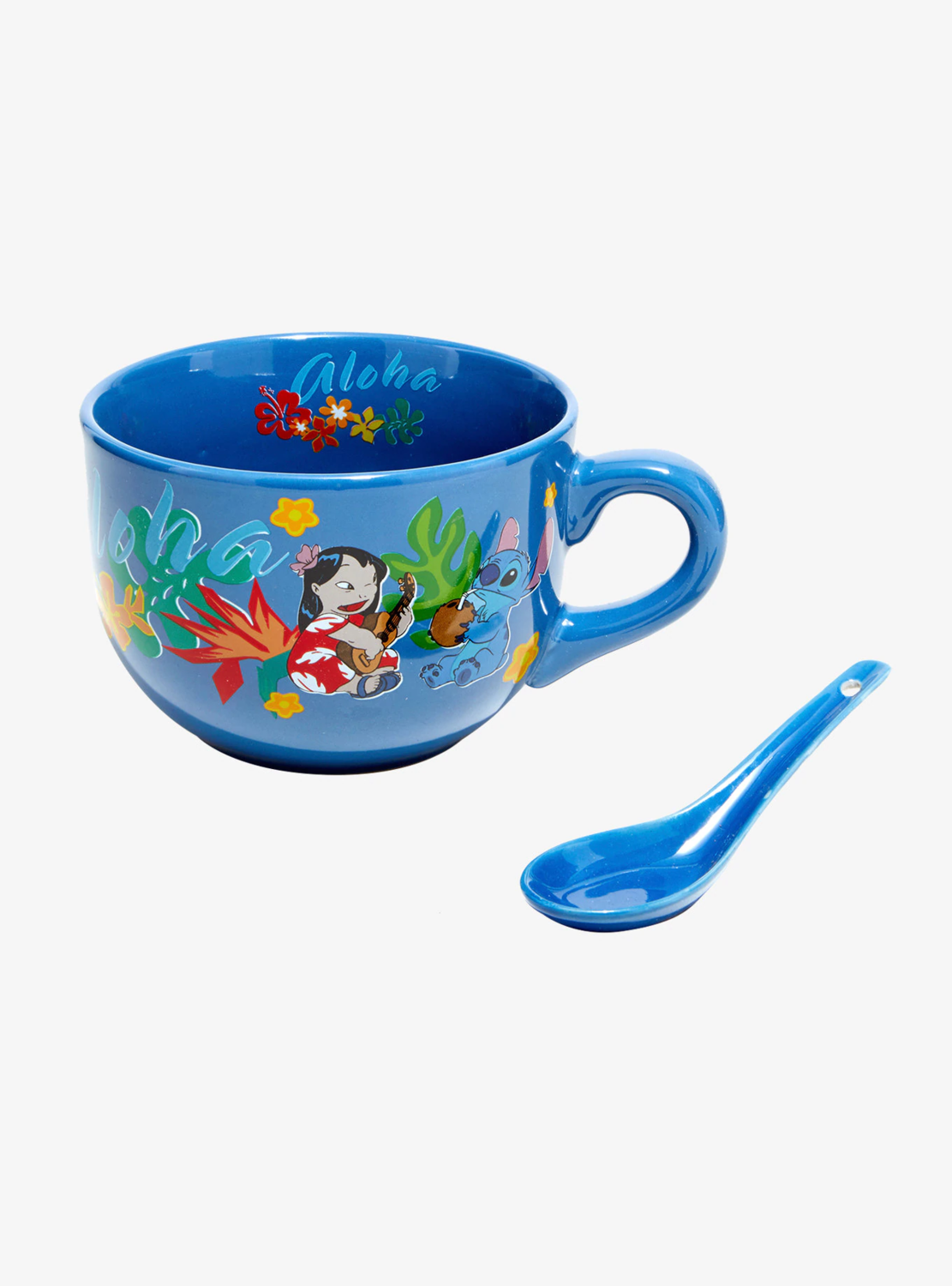 Taza Lilo&amp;Stitch Cuchara TROPICAL