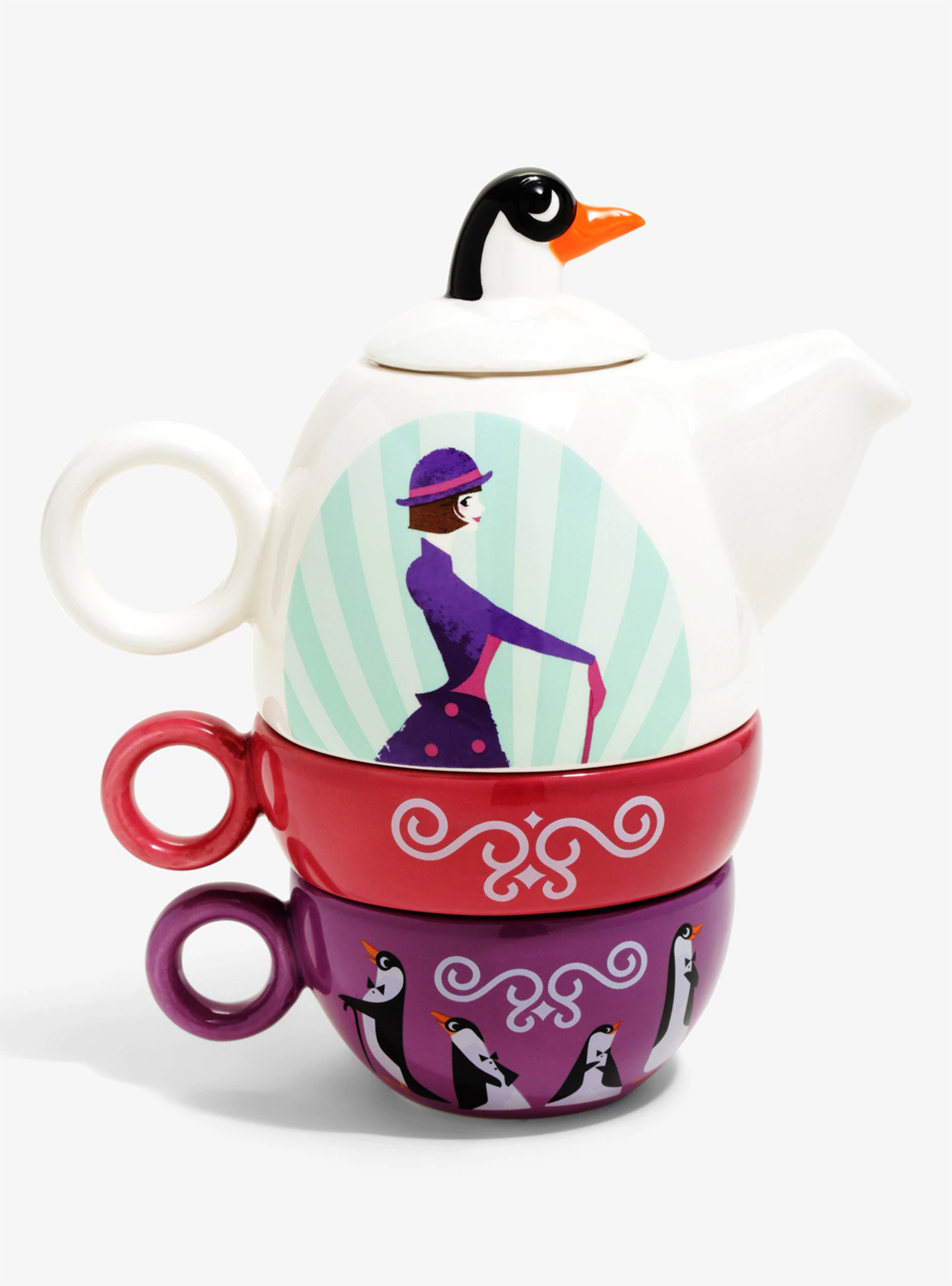 Set Tazas Tetera Mary Poppins