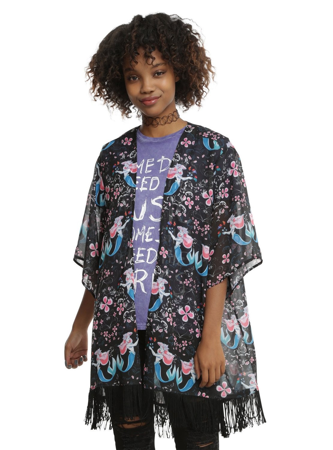 La Sirenita Top Tipo Kimono