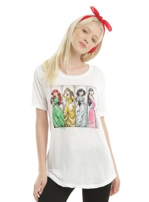 Playera Princesas Disney