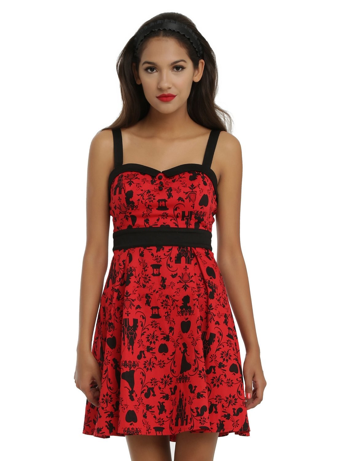 Vestido Blanca Nieves Rojo