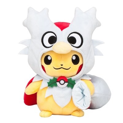 Pikachu Delibird Peluche Navidad