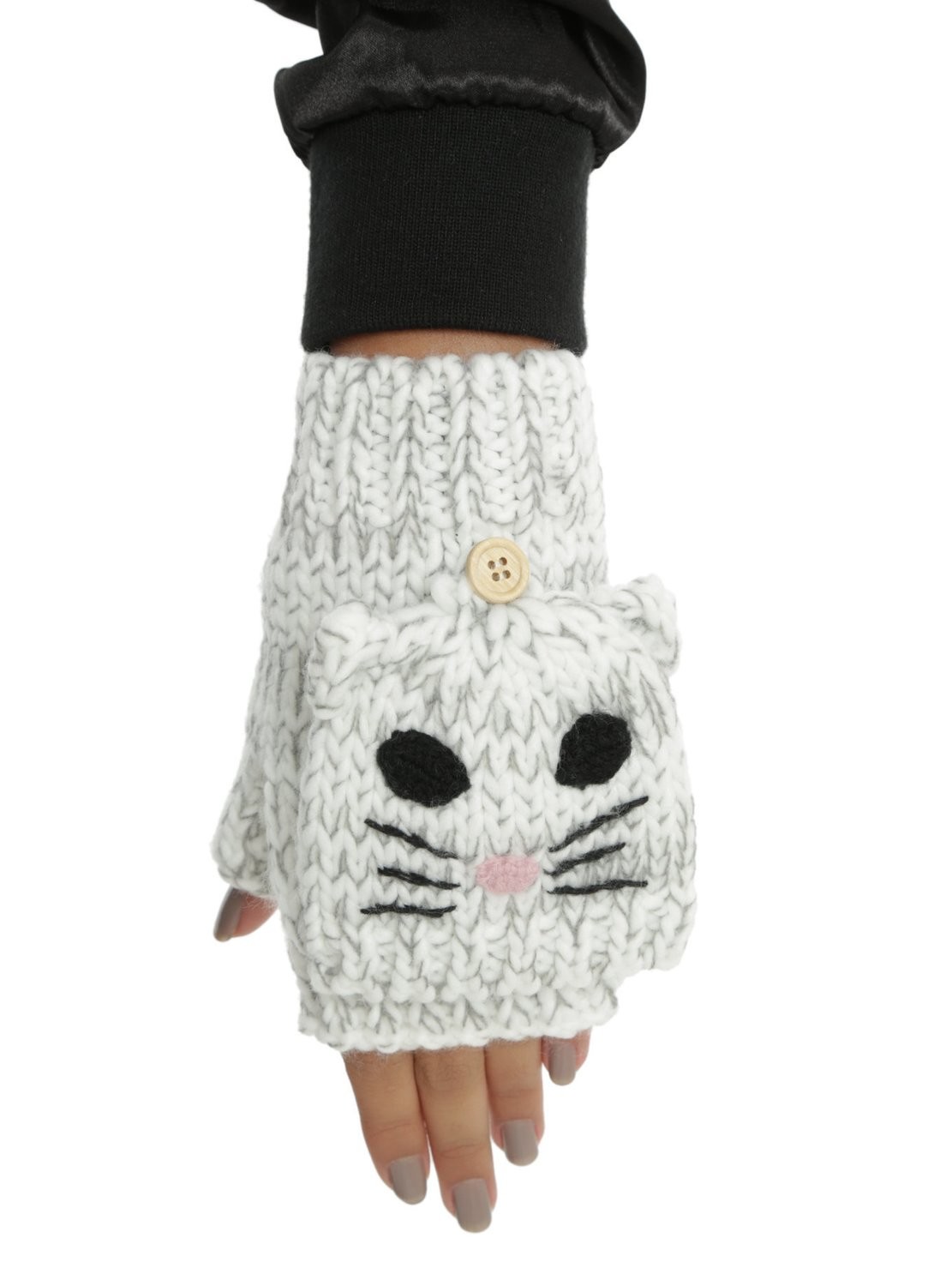Guantes Gatito Blanco