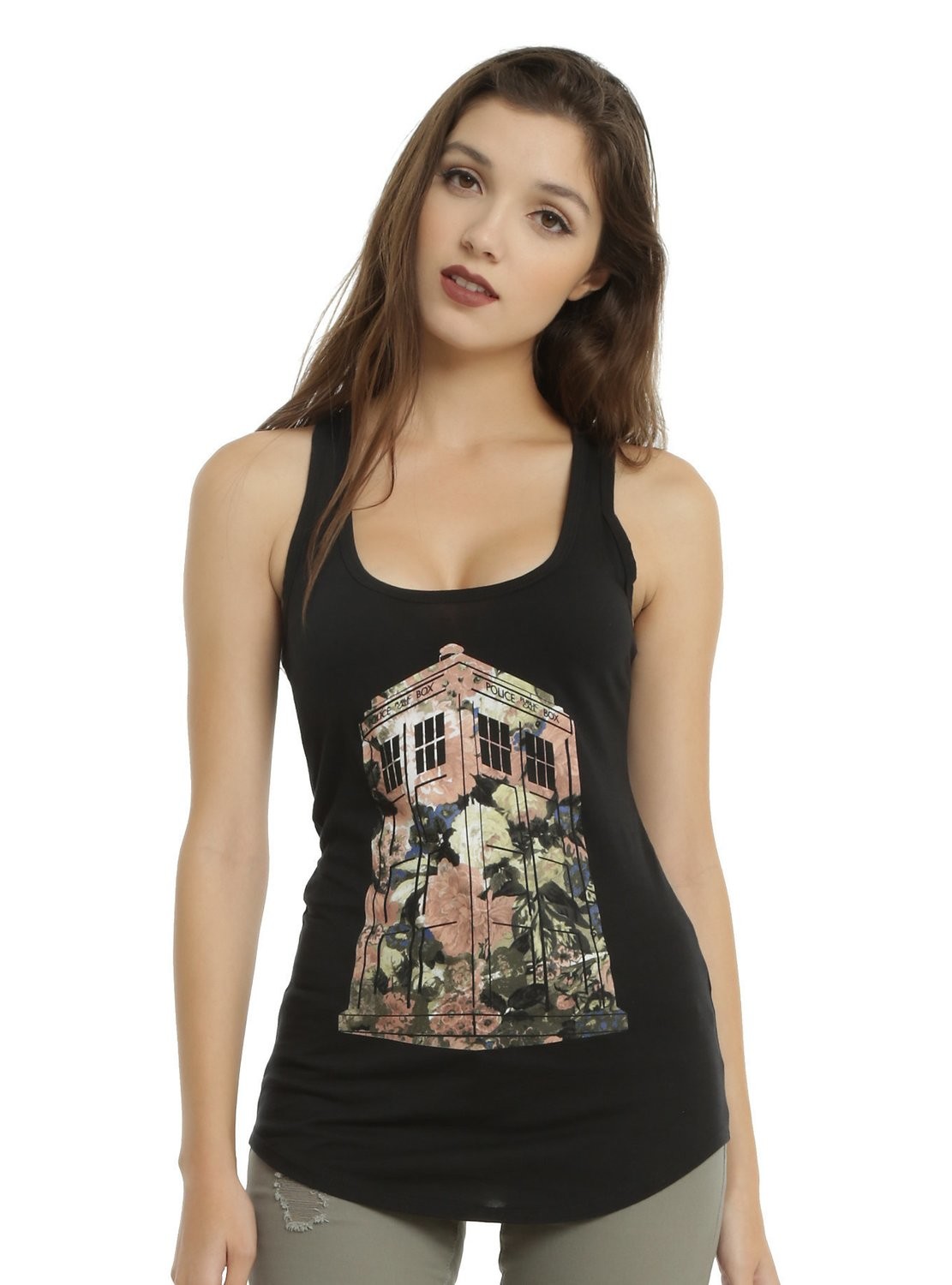 Playera Dr Who Flores