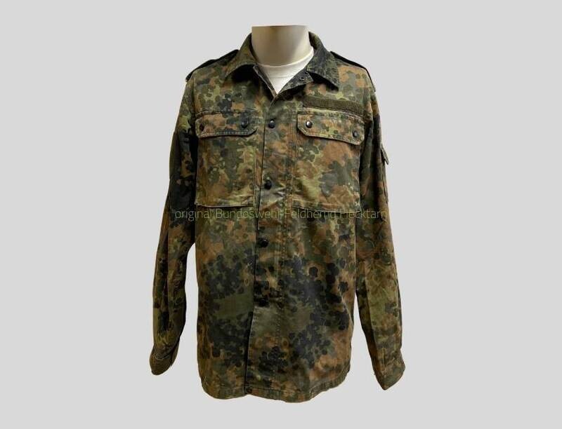 original Bundeswehr Feldbluse / Hemd Flecktarn gebraucht