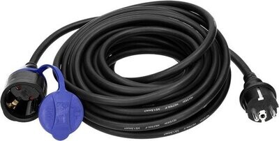 -10 Meter- Rubberen Verlengsnoer 3x1.5mm²