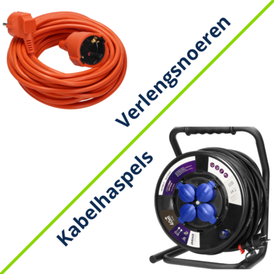 Verlengsnoeren &amp; Kabelhaspels